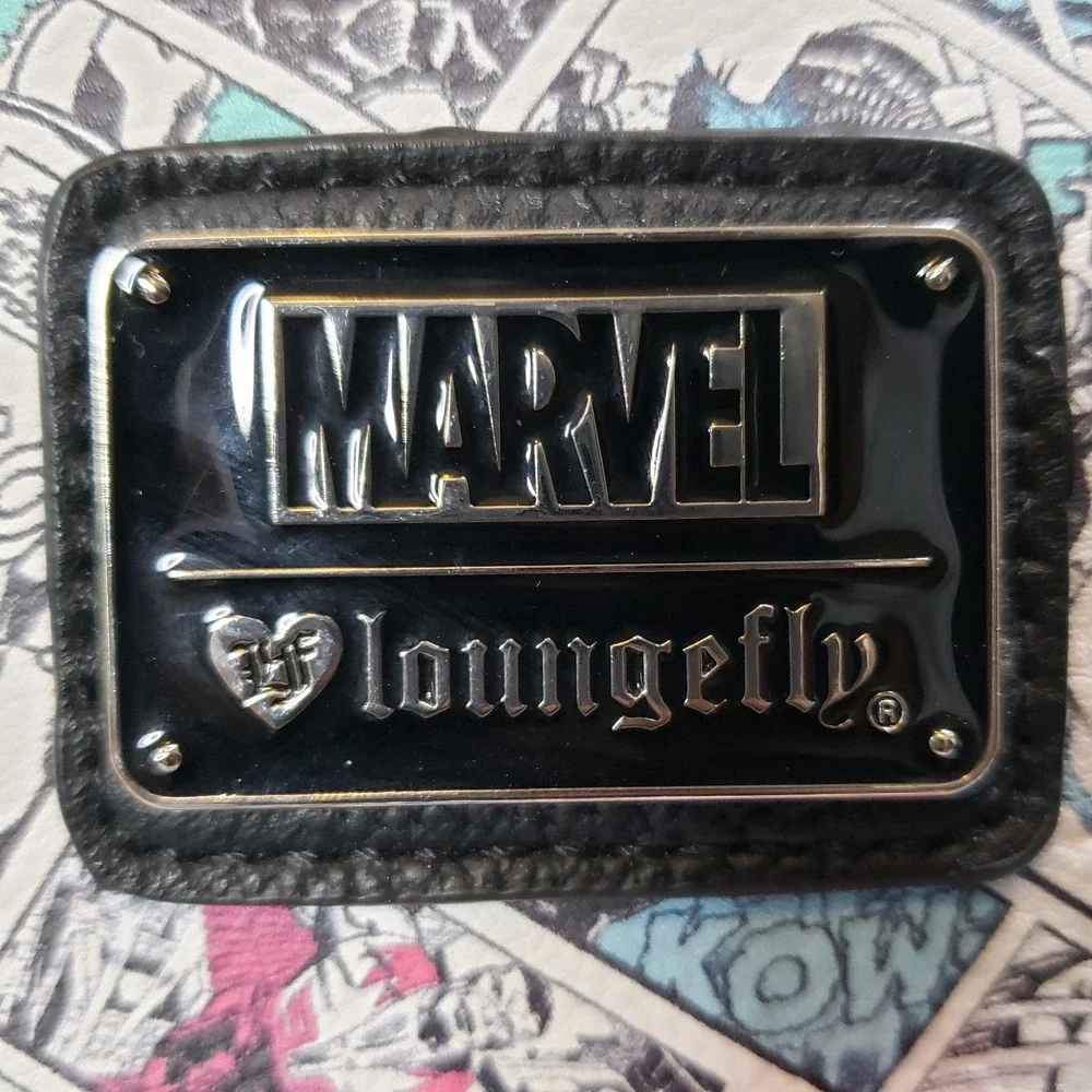 Loungefly Marvel Mini Backpack White Comics AOP Hulk Iron‎ Man Spiderman Cartoon